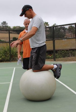 KNeelingOnBall